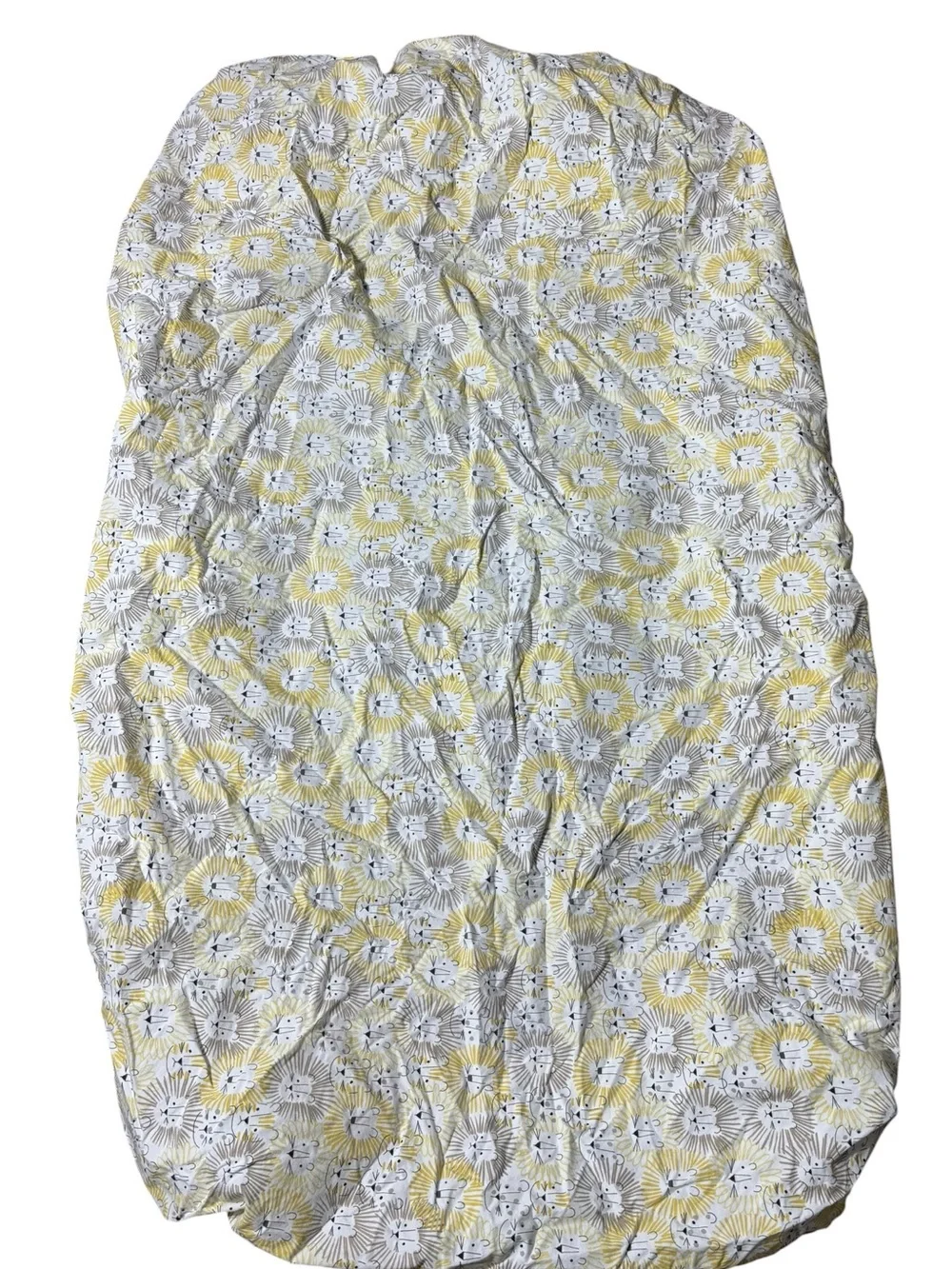 Pottery barn kids organic cotton emery lion crib sheet